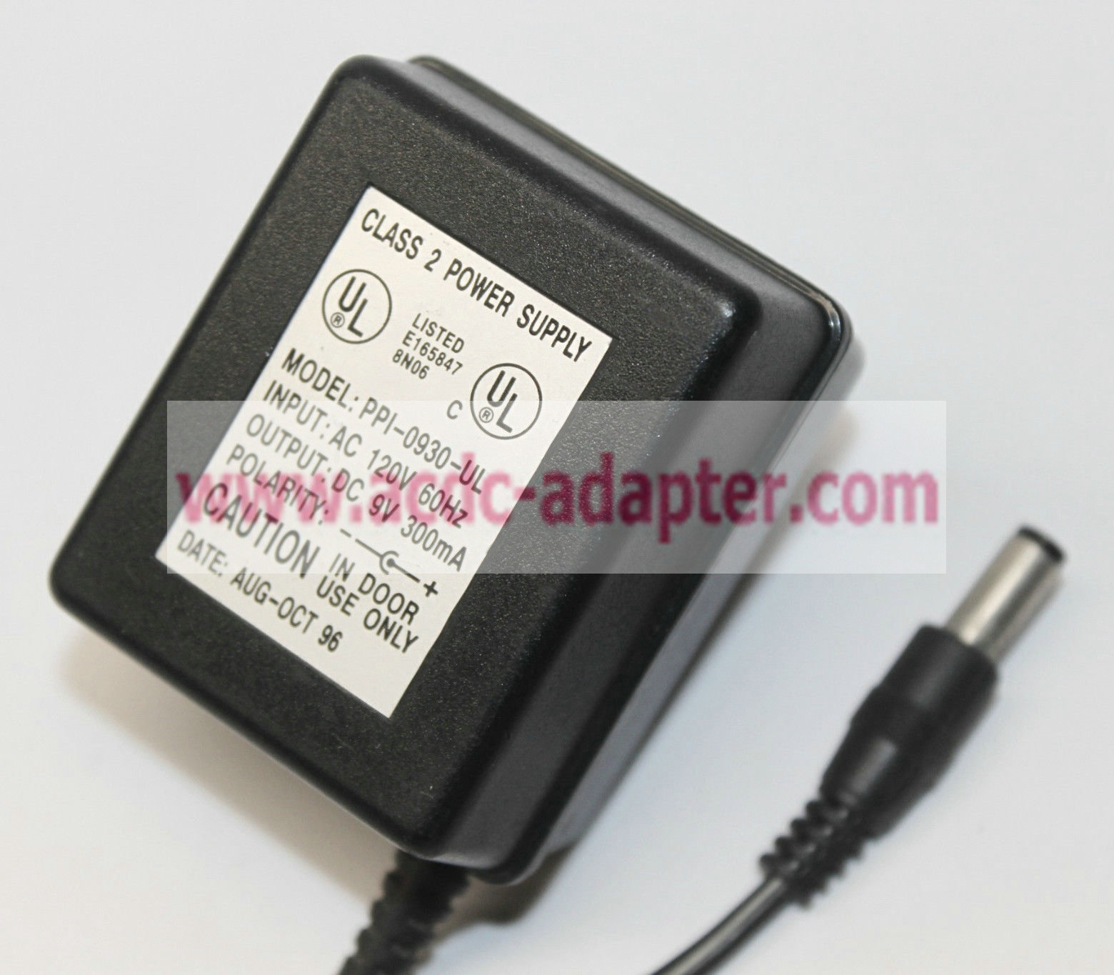 Generic 9V 300mA DC AC Adapter PPI-0930-UL Class 2 Power Supply Generic 9V 300mA DC AC Adapter PPI-0930-UL Class 2 Power Supply